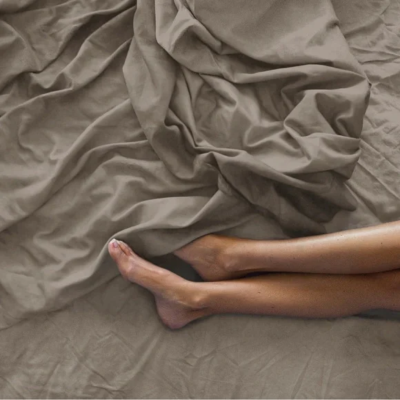 Pillow Guy Classic Cool & Crisp 100% Cotton Percale4-Piece Sheet Set- King